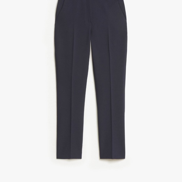 MaxMara Gray Ankle Cigarette Pants - Picture 2 of 16